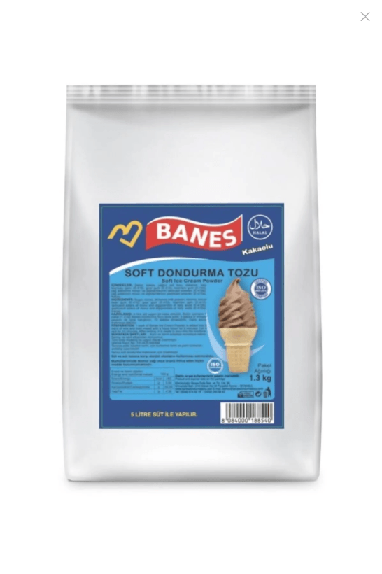Banes Kakaolu Premium Soft Dondurma Tozu