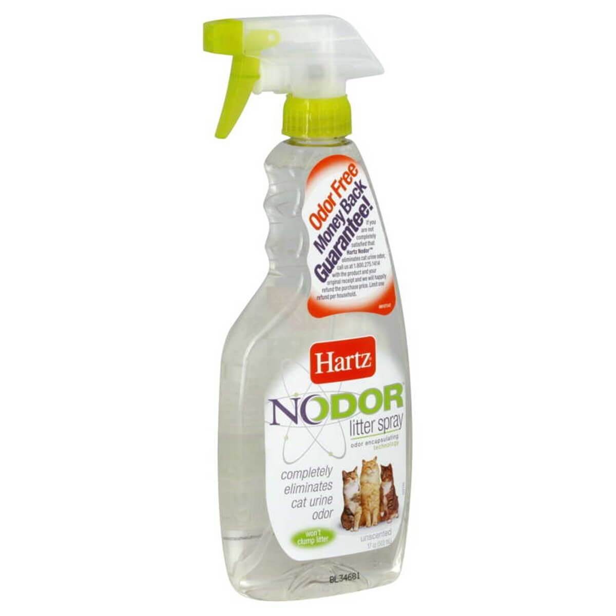Hartz Nodor Kedi Kum Kabı Spreyi Kokusuz 500 Ml