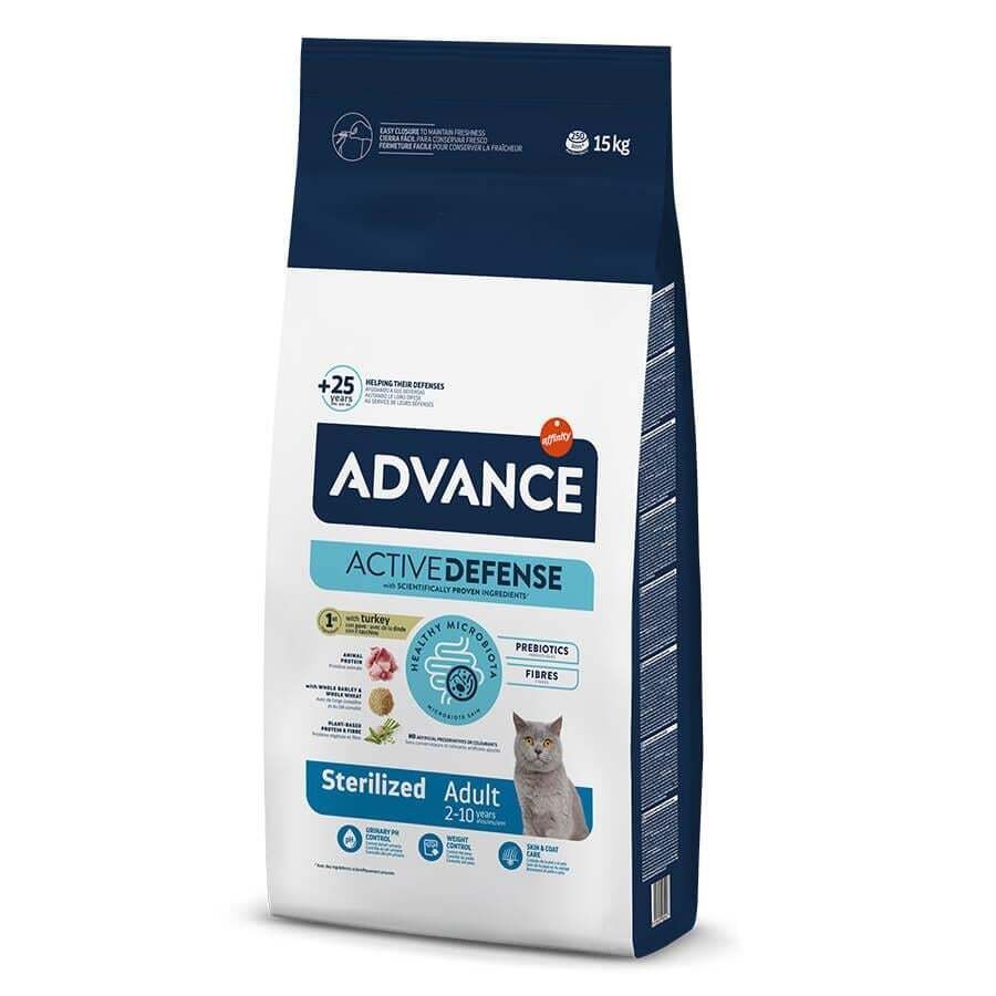 Advance Cat Sterilized Hindili Kısırlaştırılmış Kedi Maması 15 Kg