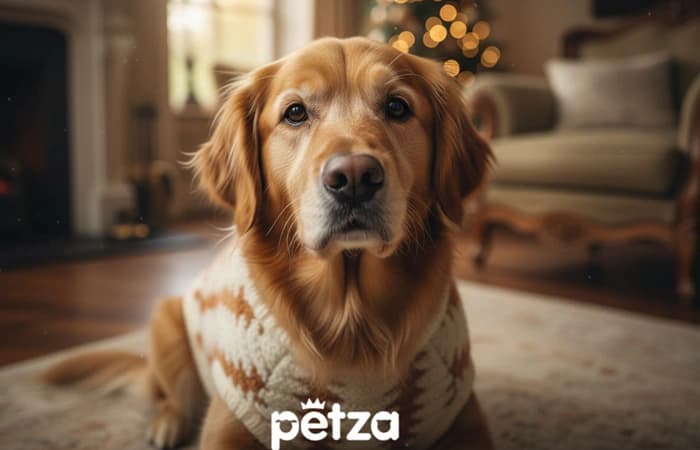 Yaşlı Bir Golden Retriever Köpek
