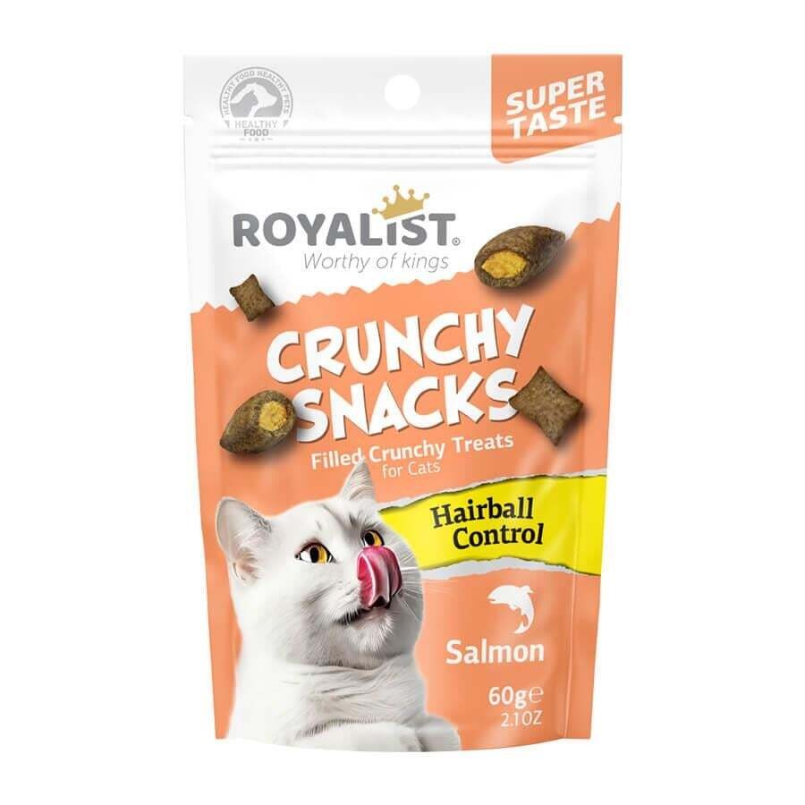 Royalist Crunchy Snacks Salmon Hairball Kedi Ödül Maması 60 GR