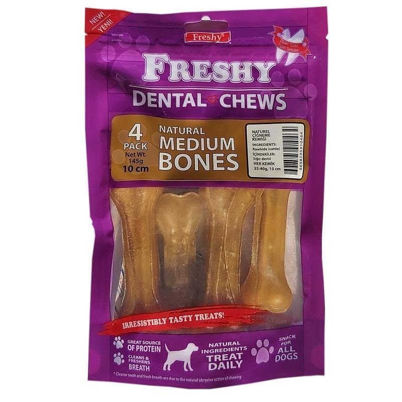 Freshy Dental Natural Kemik Medium 4 Adet