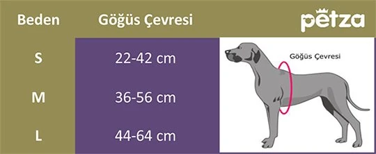 Köpek Göğüs Tasması ve Uzatması Patu Gri