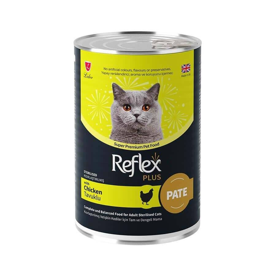 Reflex Plus Pate Tavuklu Kısır Kedi Konservesi 395 Gr