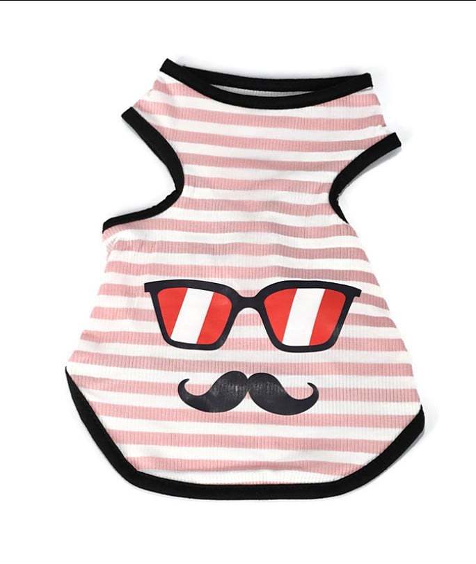 Küçük ve Orta Irk Köpek T-shirt Shaka Pembe