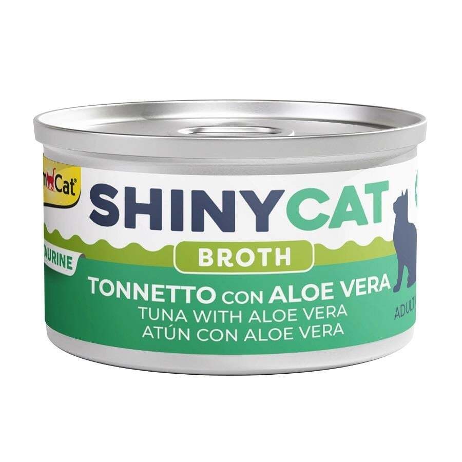 ShinyCat Soslu Ton Balıklı Ve Aleo Veralı Konserve Mama 70 Gr