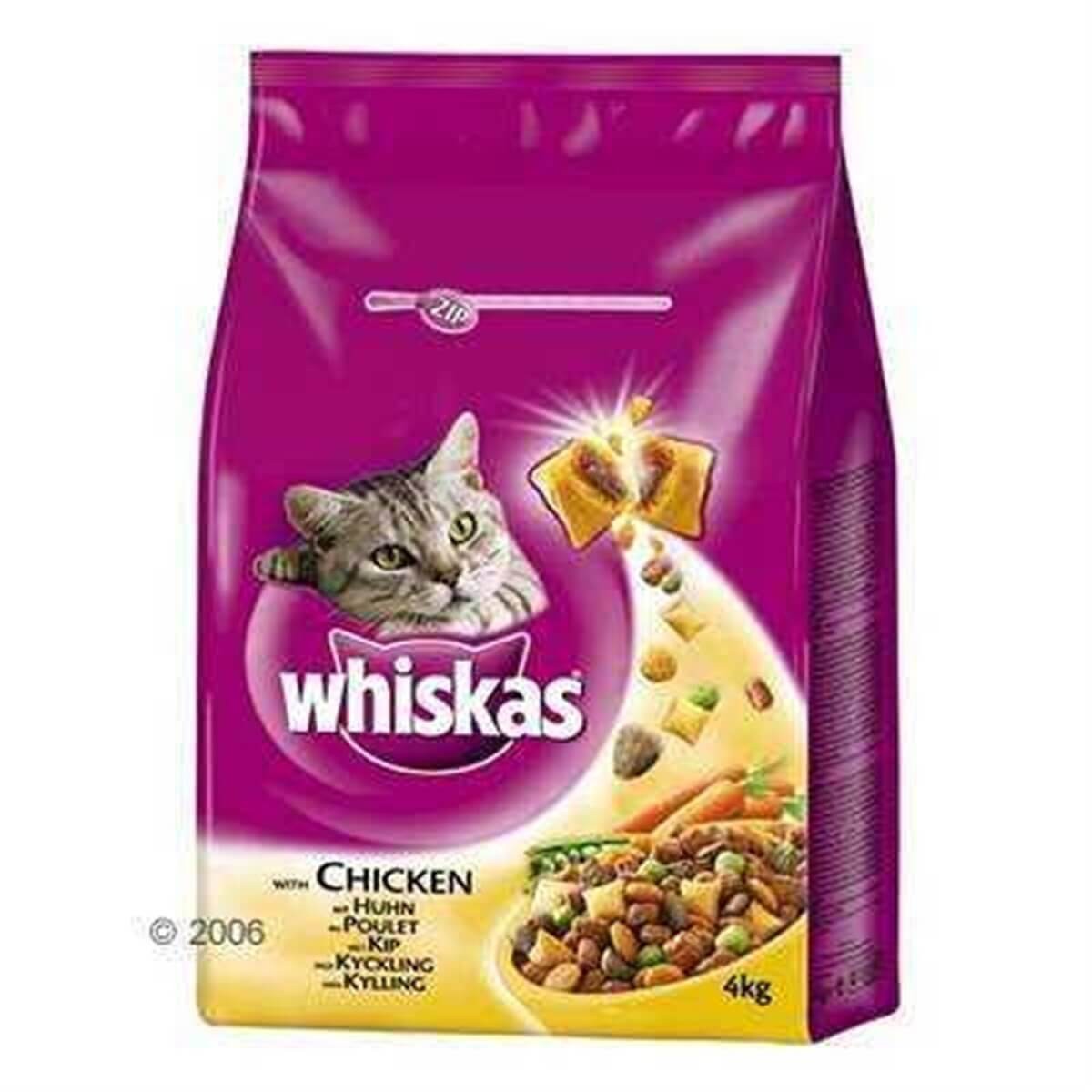 Whiskas Yetişkin Tavuklu Kuru Kedi Maması 3.8 Kg