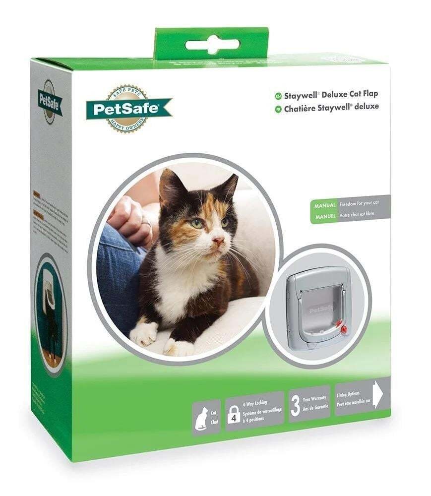 PetSafe Manuel 4 Yönlü Kilitli Kapı Gri