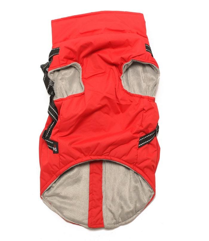 Küçük ve Orta Irk Köpek Yelek Mont - Matana Kırmızı