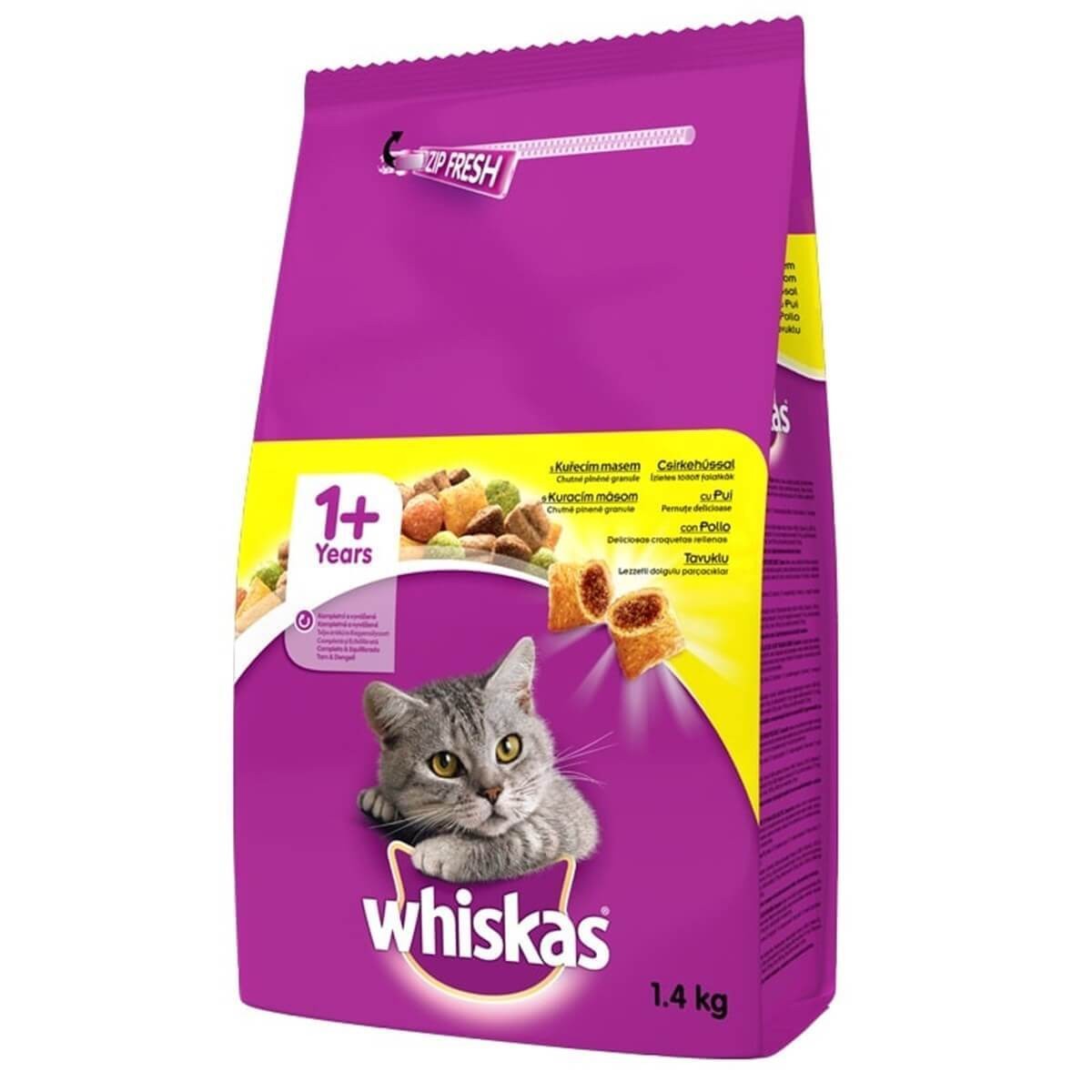 Whiskas Yetişkin Tavuklu Kuru Kedi Maması 3.8 Kg