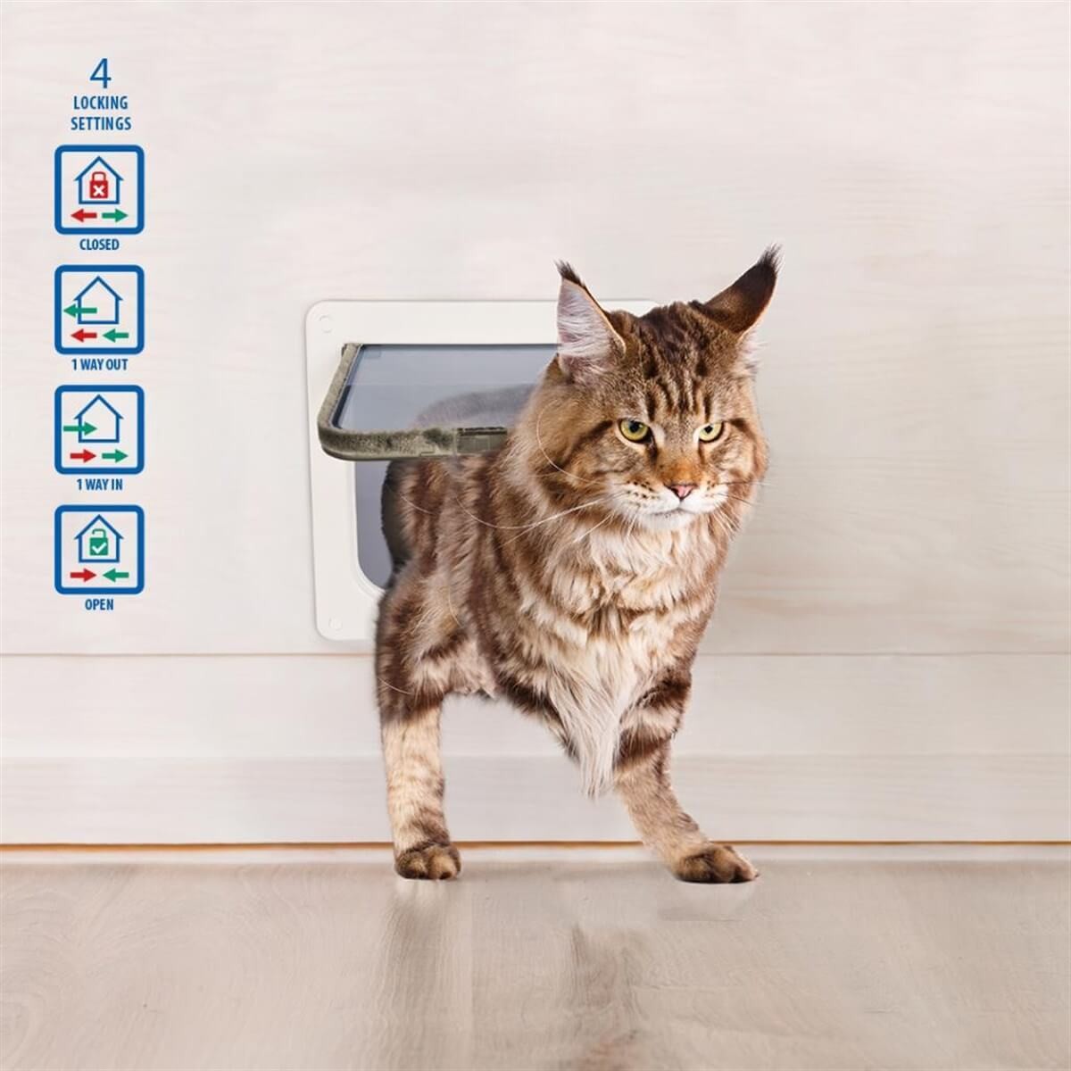 Duvo+ Large Cat Door Kedi Kapısı