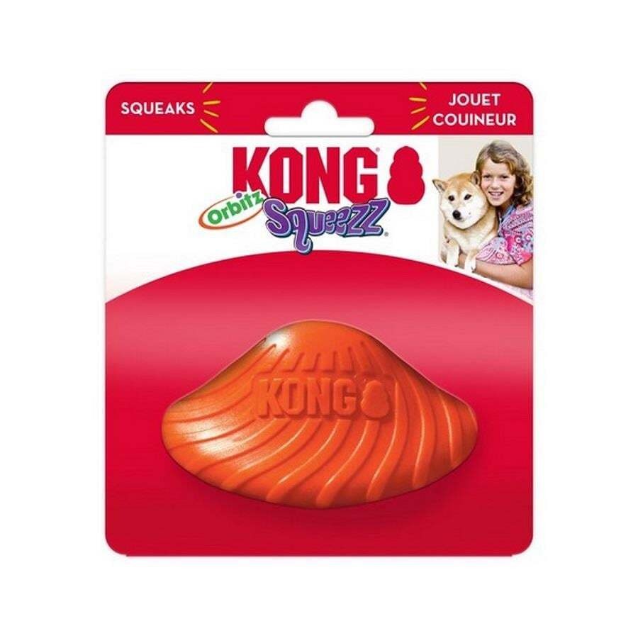 KONG Squeezz Orbitz Dönen Daire Şeklinde Köpek Oyuncağı S/M