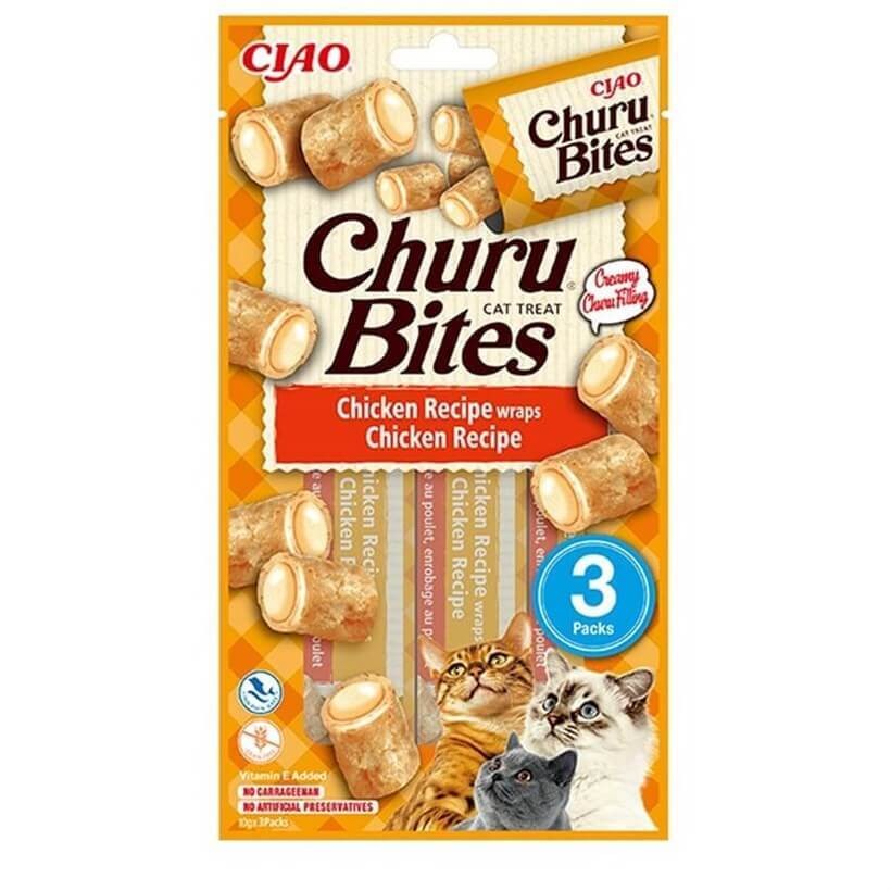 Ciao Bites Tavuk Sargılı Kedi Ödülü 3x10 Gr