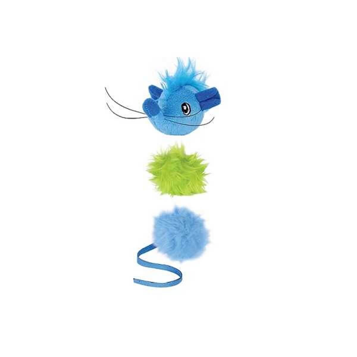 Petstages Fuzzy Rat 3 Parçalı Fare Kedi Oyuncağı