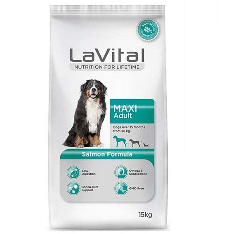 La Vital Somonlu Maxi Yetişkin Köpek Maması 15 Kg