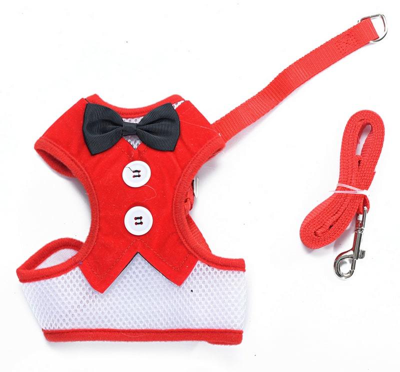 Köpek Göğüs Tasması ve Uzatması Patu Kırmızı