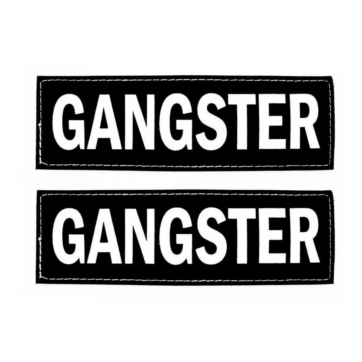 EzyDog Patch Göğüs Tasması Yan Etiketleri GANGSTER