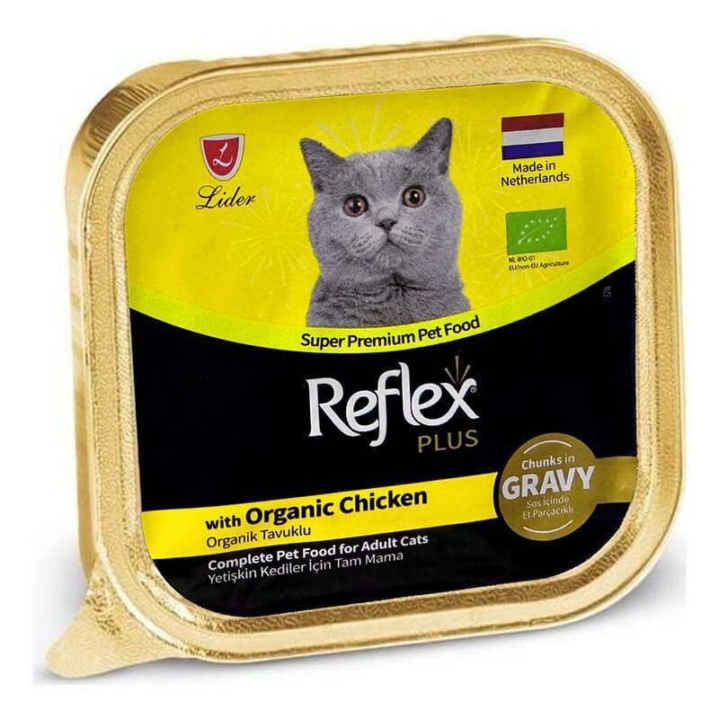 Reflex Plus Gravy Soslu Doğal Tavuklu Kedi Konservesi 85 GR