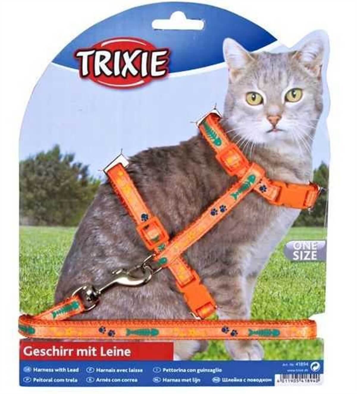 Trixie Geschirr Mit Leine Kedi Göğüs Tasma Seti