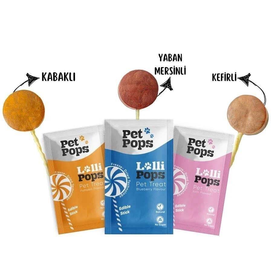 Pet Pops Kediler Ve Köpekler İçin Balkabaklı Lolipop