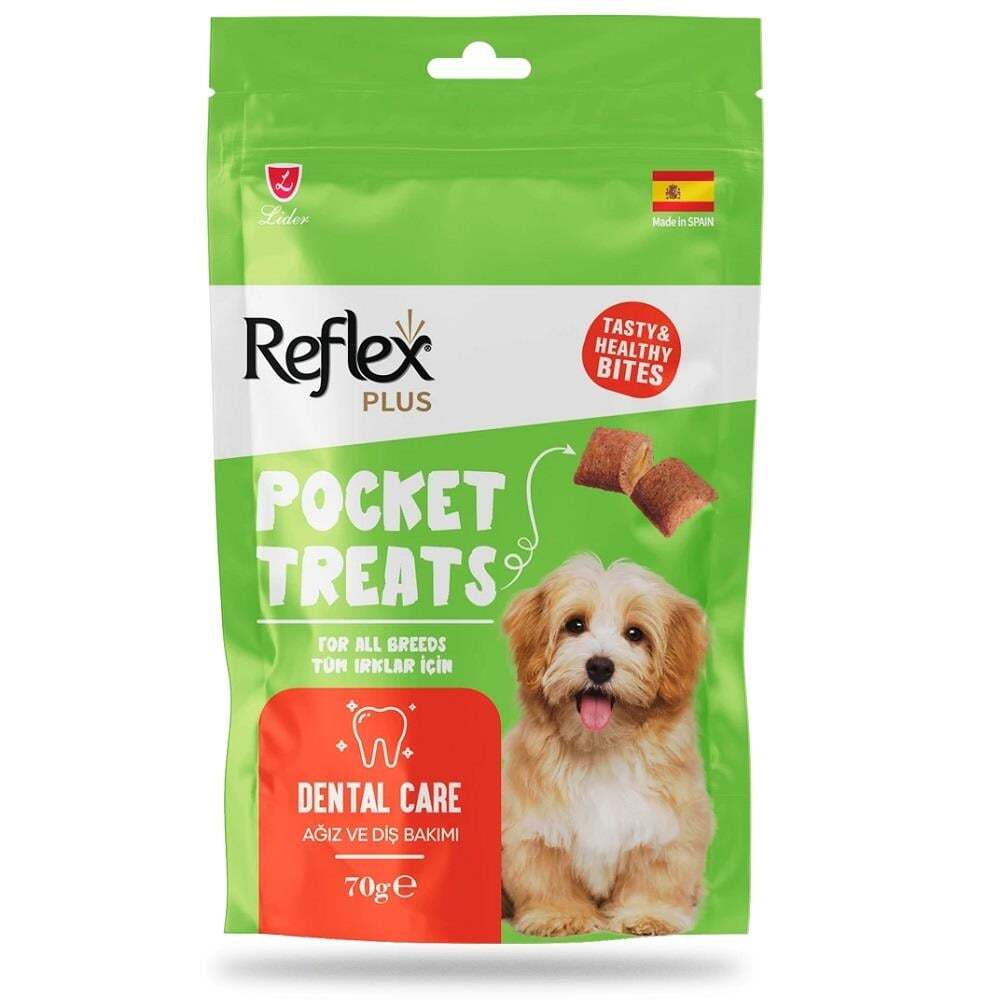 Reflex Pocket Treats Dental Köpek Ödül Maması 70gr