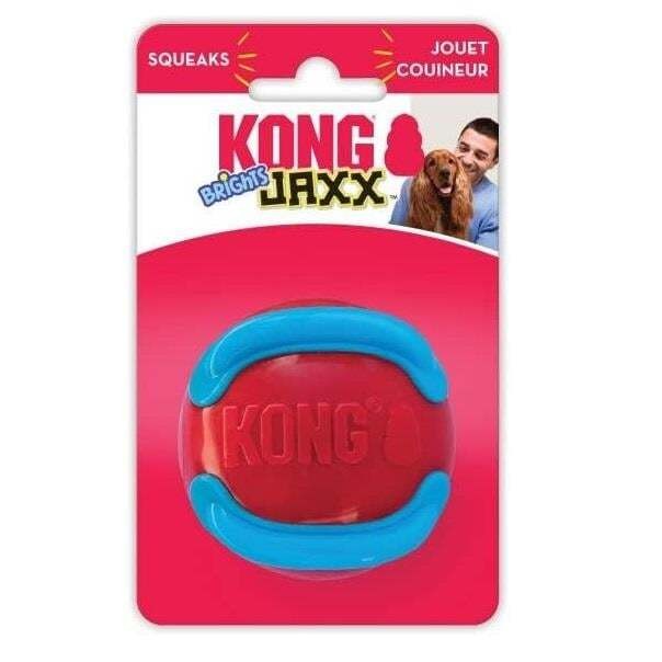 KONG Jaxx Brights Sandviç Şeklinde Köpek Oyuncağı Large