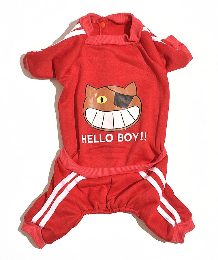 Küçük ve Orta Irk Köpek Pijama Tulum - Goba - Köpek Kıyafeti