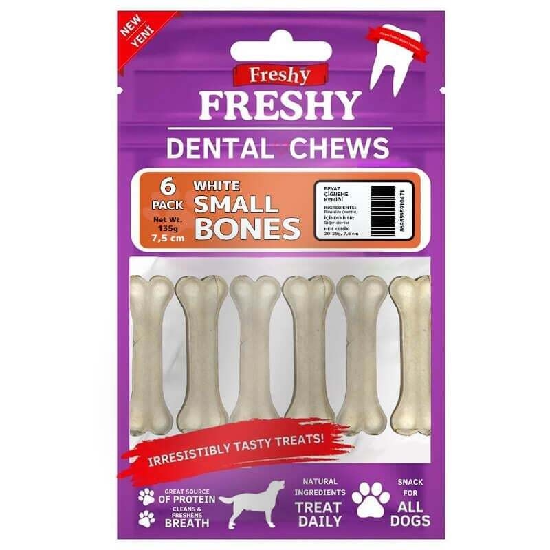 Freshy Beyaz Dental 7,5 Cm Kemik 6 Adet