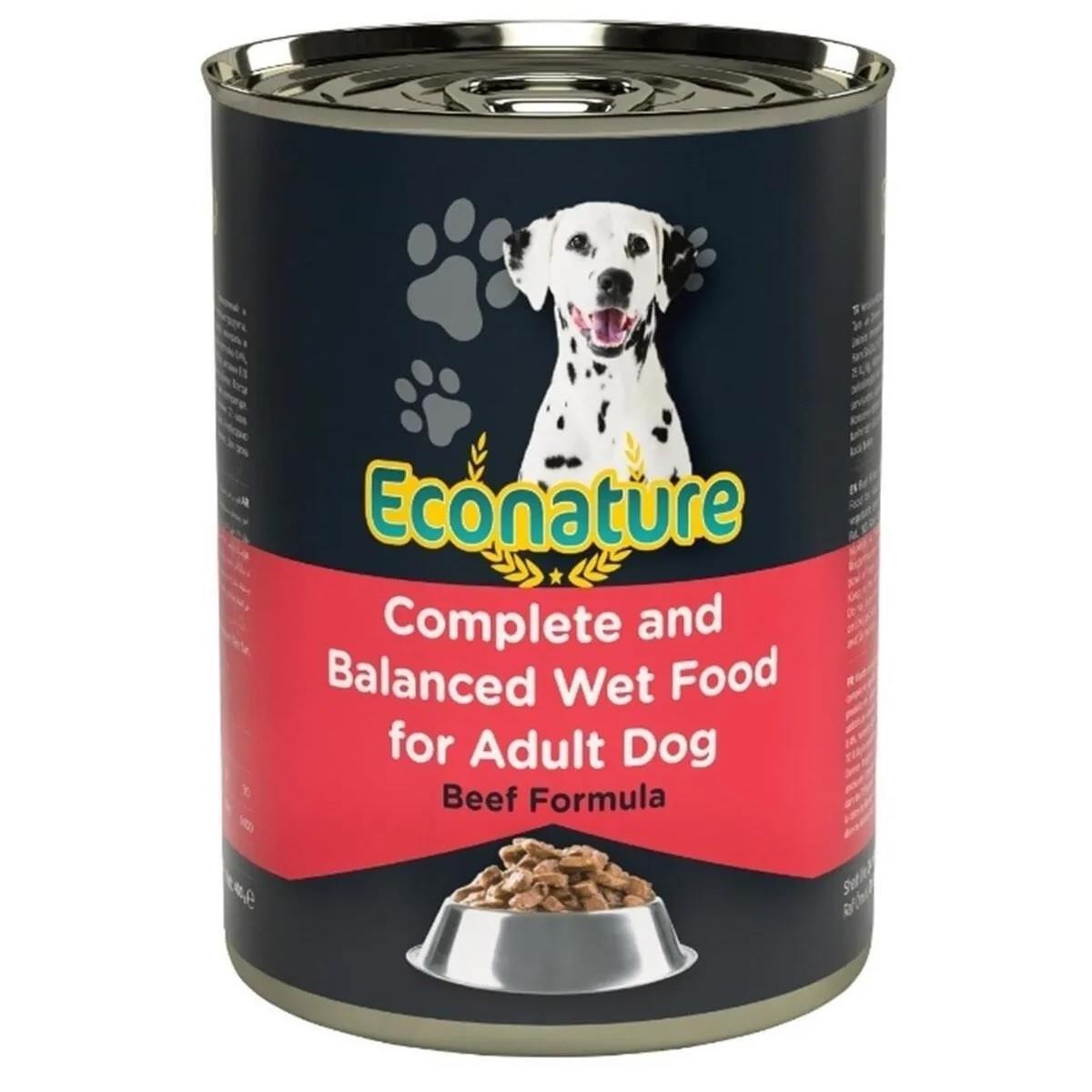 Econature Sığır Etli Yetişkin Köpek Konservesi 400gr