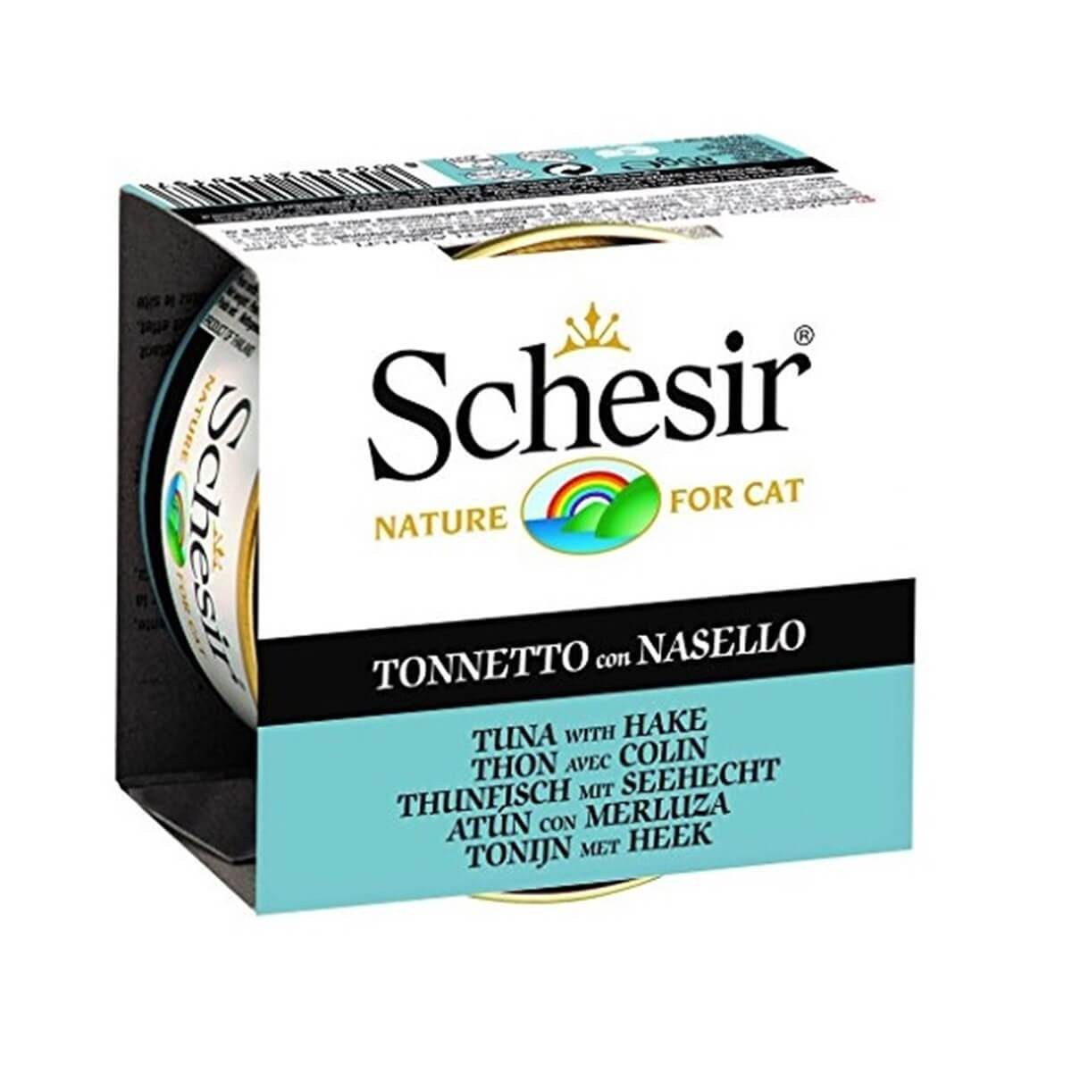 Schesir Ton ve Barlam Balıklı Kedi  Konservesi 85 Gr