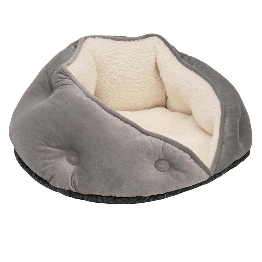 Pet Comfort Paris Kedi ve Köpek Yatağı Gri 50cm