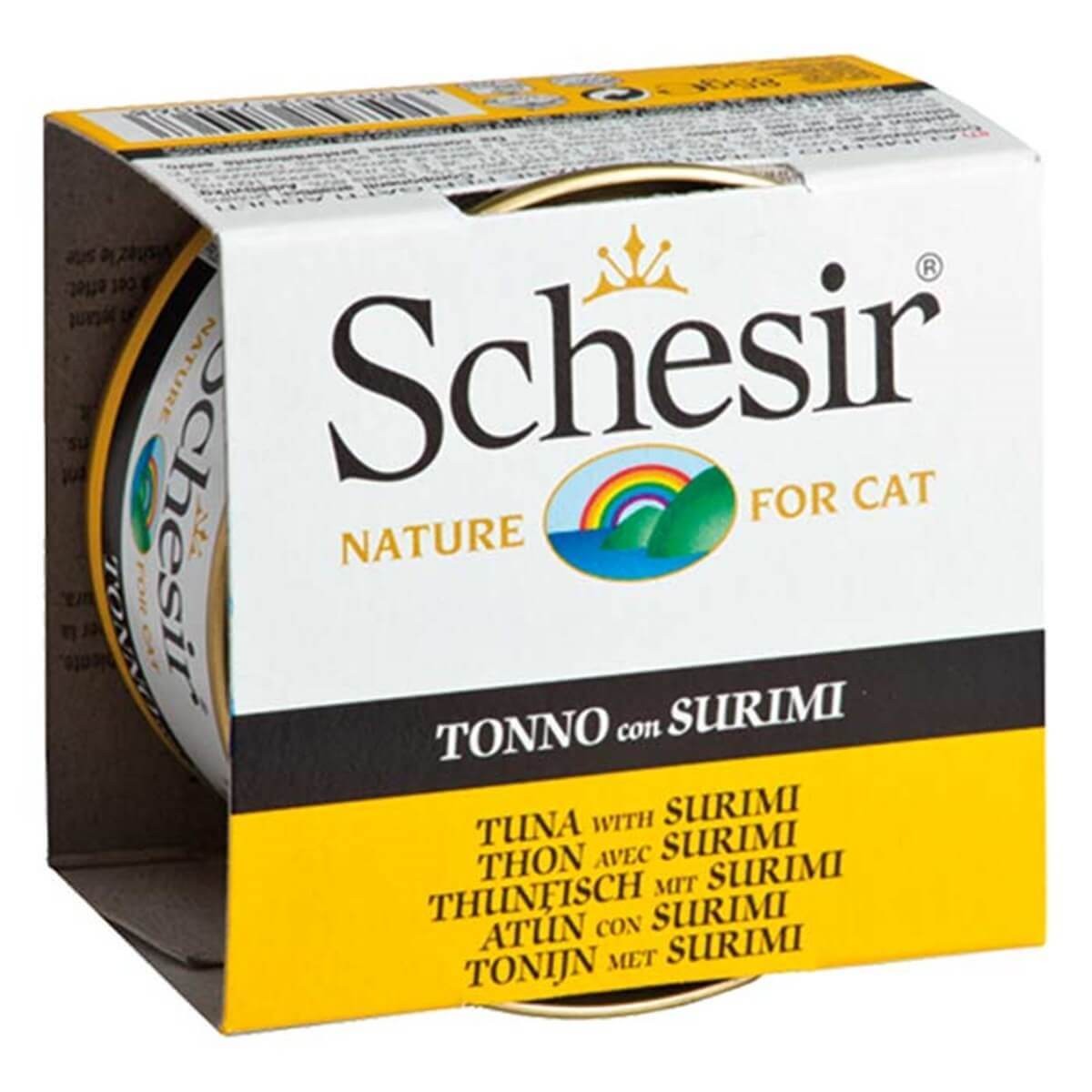 Schesir Ton Balıklı Ve Yengeç Etli Jöleli Kedi Konservesi 85 Gr