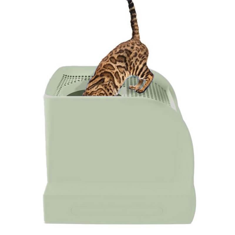 Imac Frida Çekmeceli Kedi Tuvaleti Yeşil