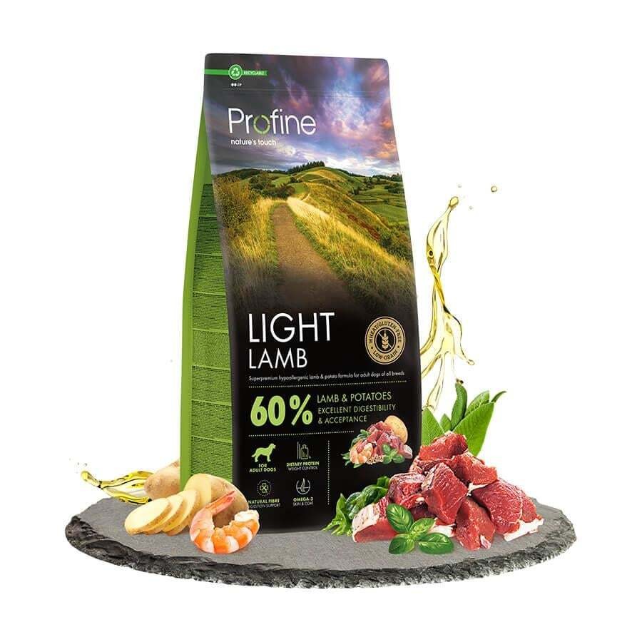 Profine Kilolu ve Kısır Köpekler için Glutensiz Kuzulu Mama 12 kg