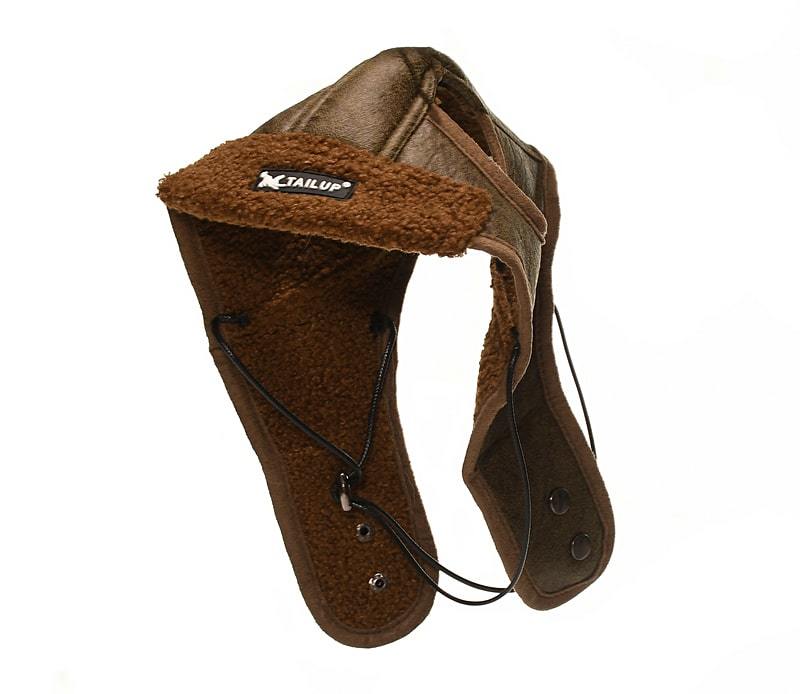 Küçük Orta ve Büyük Irk Köpek Şapka Pilot Kahve