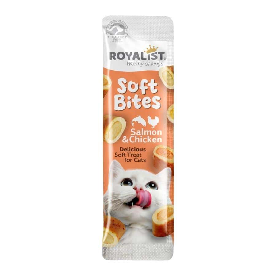 Royalist Soft Bites Salmon & Chicken Kedi Ödül Maması 10 GR