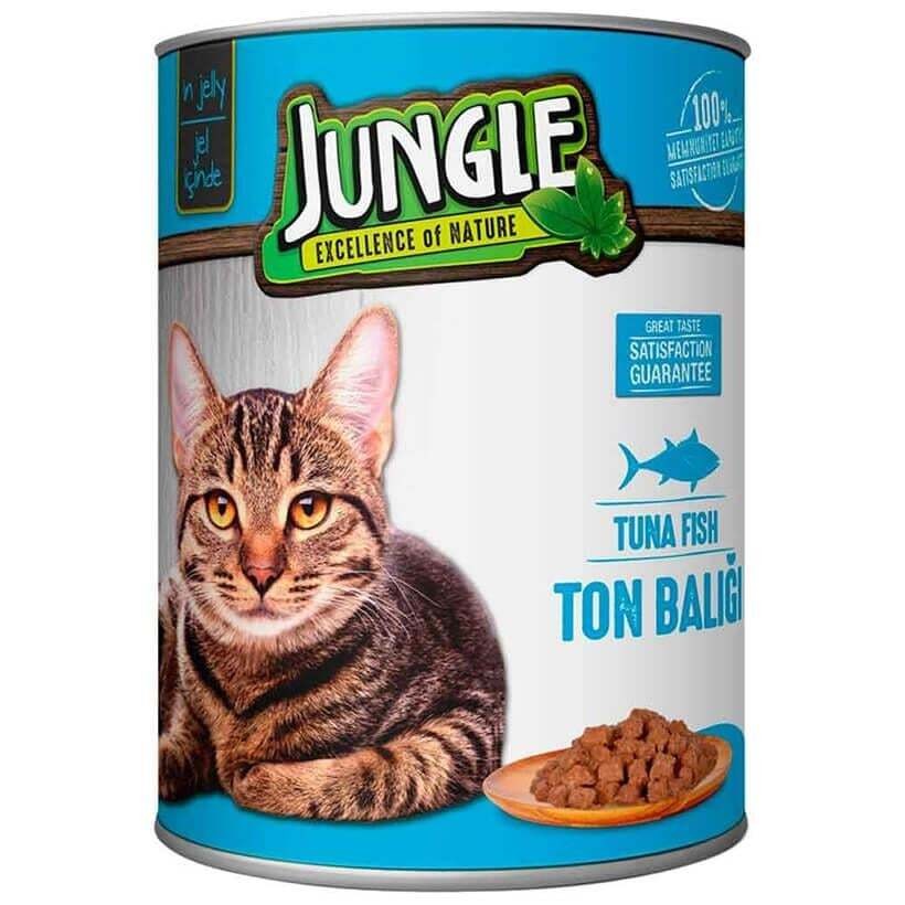 Jungle Ton Balıklı Kedi Konservesi 415 Gr