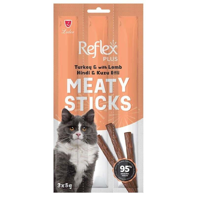 Reflex Hindili Kuzulu Kedi Ödül Çubuğu 5 Gr 3 Adet