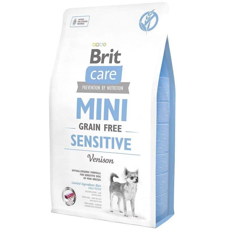 Brit Care Tahılsız Mini Hassas Geyikli  Köpek Maması 2 kg