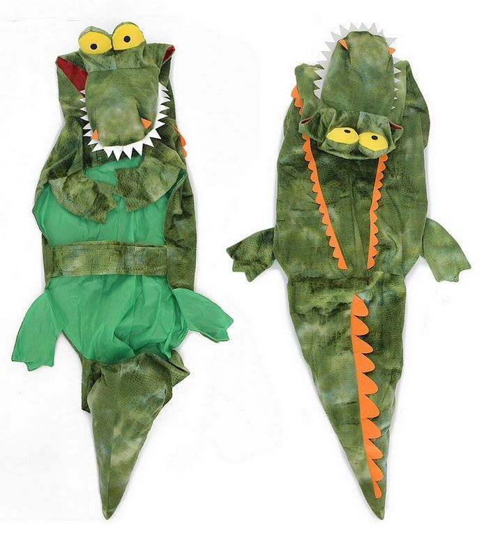 Orta ve Büyük Irk Köpek Kostüm Gator -XL