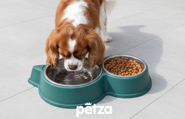 Pawzy Köpek Mama ve Su Kabı Yeşil - Petza