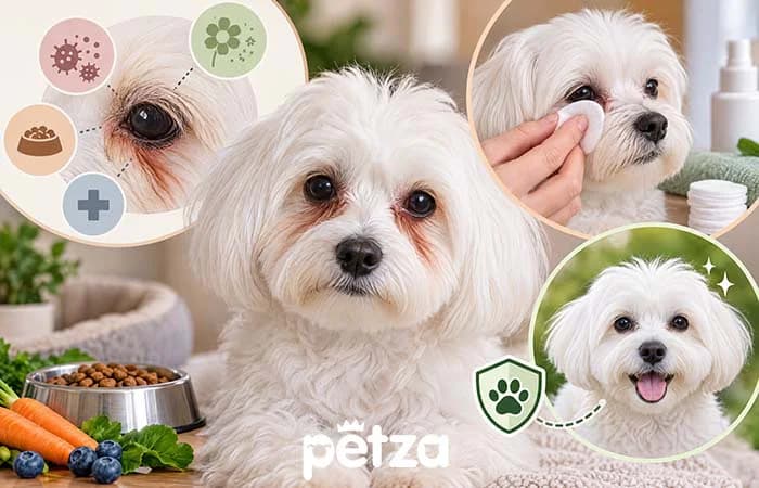 Köpeklerde Göz Yaşı Lekesi