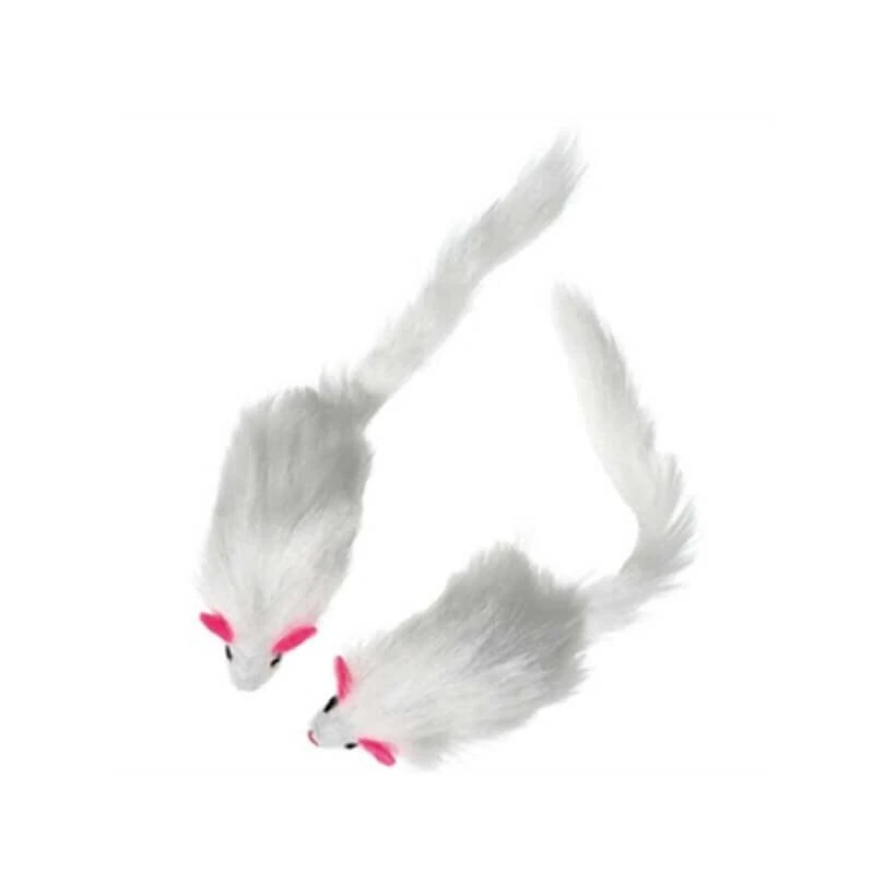 Karlie Peluş Tüylü Catnipli Fare Kedi oyuncağı 2li