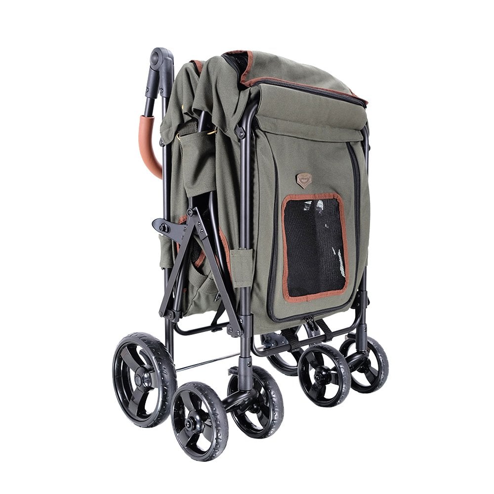 İbiyaya Gentle Pet Wagon Army Green Köpek Puseti - Büyük Irk