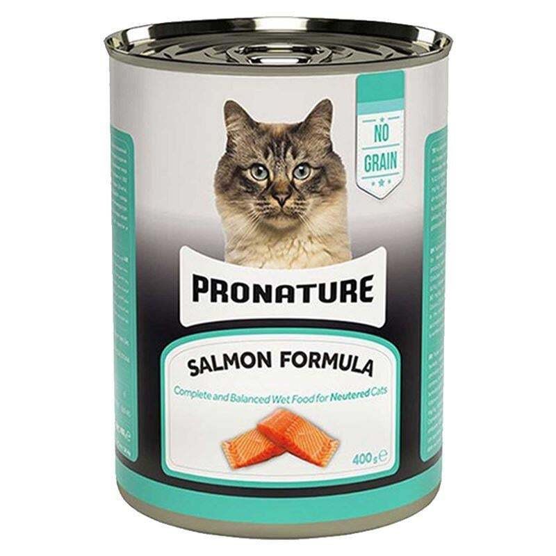 Pronature Tahılsız Somonlu Kısırlaştırılmış Kedi Konservesi 400 Gr