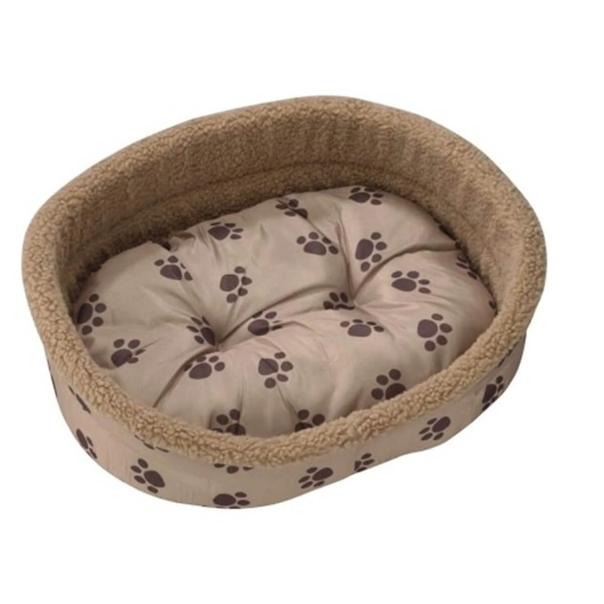 Duvo+ Oval Kedi Köpek Yatağı No:1 Kahve