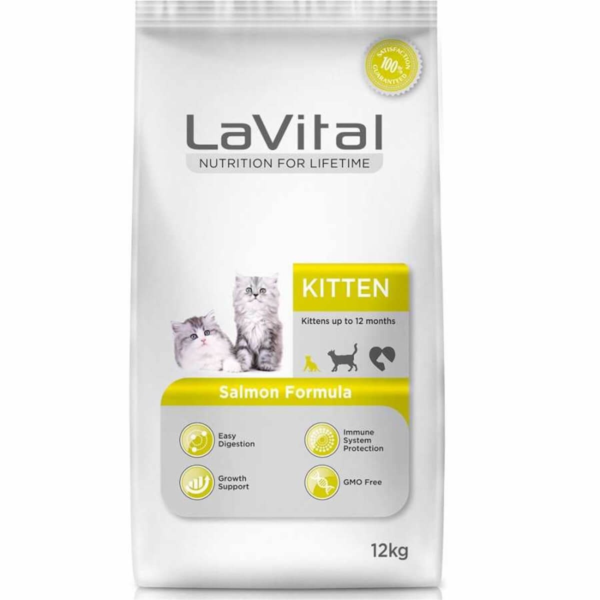 La Vital Kitten Somonlu Yavru Kedi Maması 12 Kg