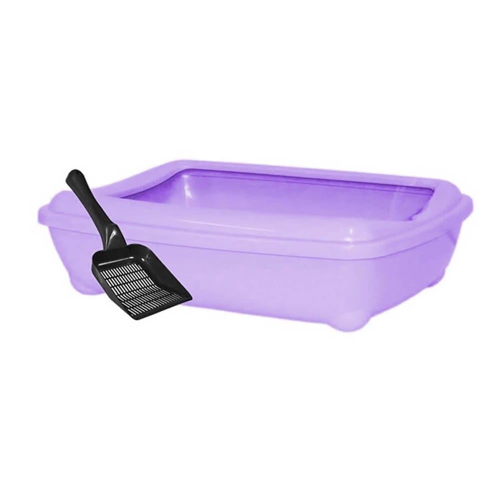 Çınar Kedi Tuvalet Kabı Mor