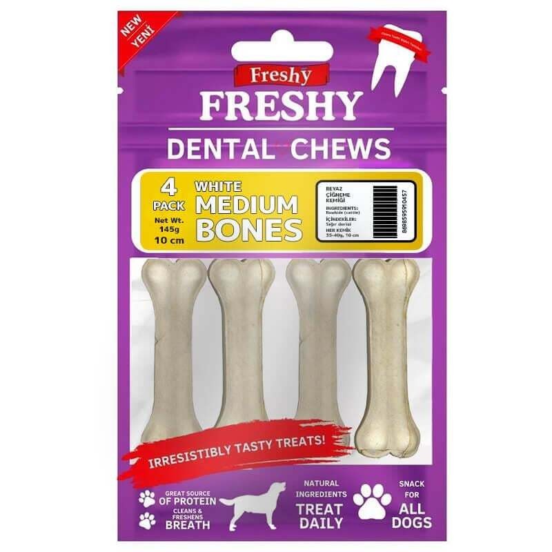 Freshy Beyaz Dental 10 Cm Kemik 4 Adet
