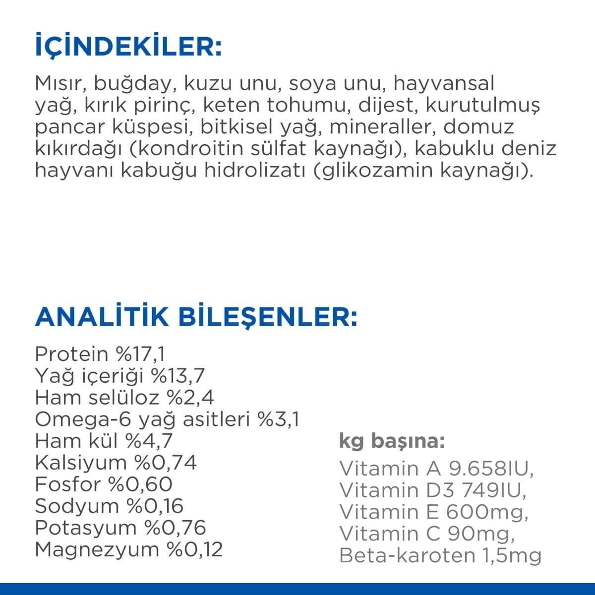 Hills Mature +7 Kuzu Etli Yaşlı Köpek Maması 2.5 Kg